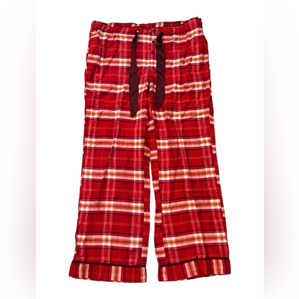 Gilligan & O'Malley Red Plaid Pajama Pants Size XXL